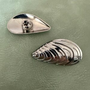 Тик-так копчета Е-2278 Gun Metal 40 мм – 4 части, Дизайн „сълза“, Луксозен модел
