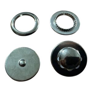 Луксозни тик-так копчета 52483 – 22 мм Gun Metal