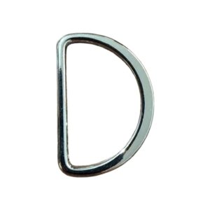 Плоски метални полу-халки 108-PE – 2 см Nickel Free