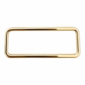 Метални правоъгълни халки 3703 – 40 мм Light Gold