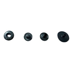 Черни скрити тик-так копчета HSB 0001 – 15 мм Black Oxide