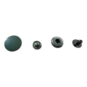 Тъмнозелени тик-так копчета TG-009SW484 – 19 мм